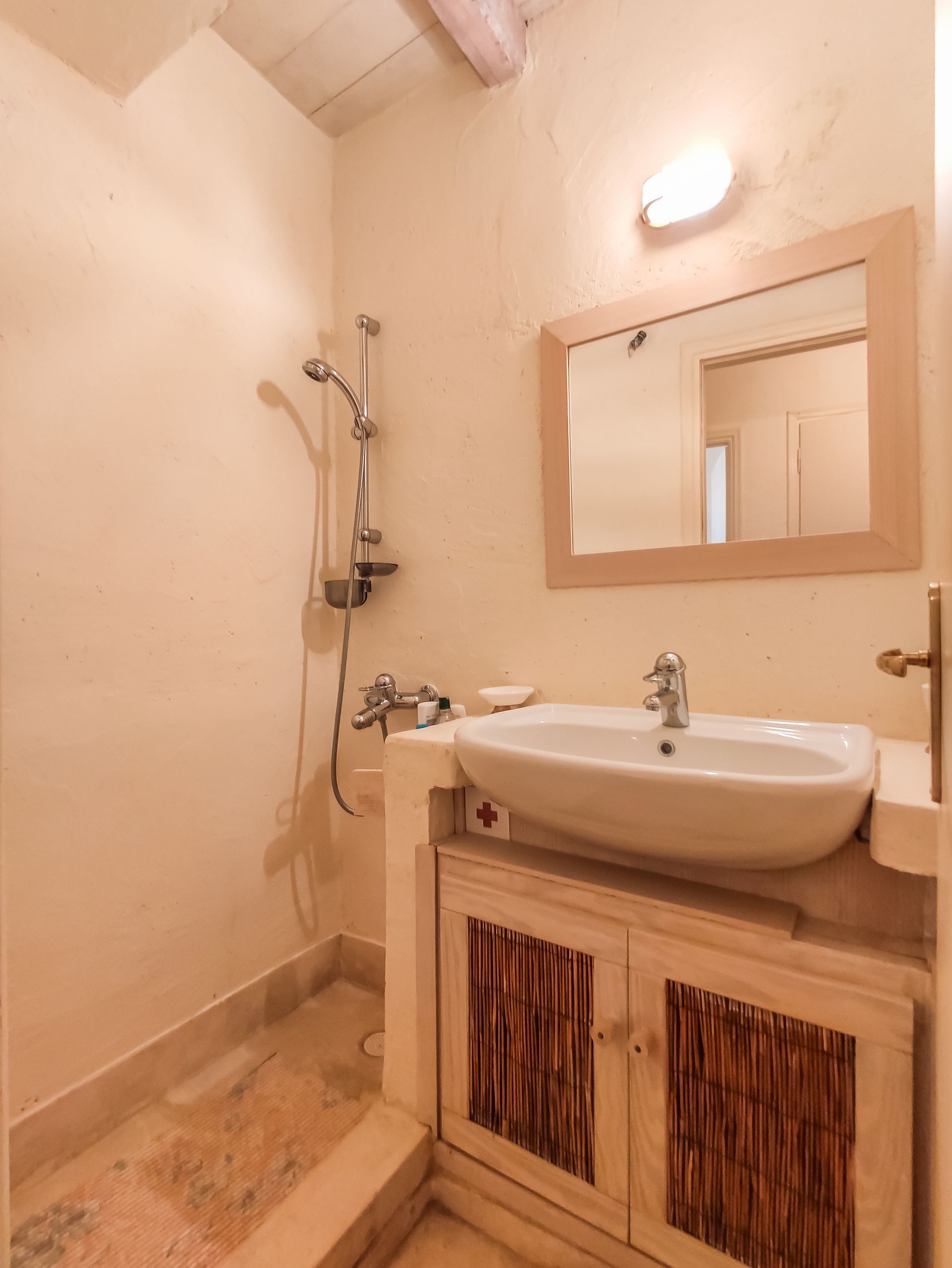 Separate guest shower room